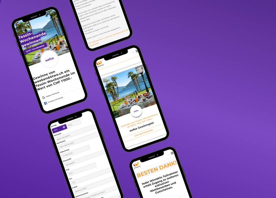 wefox Lead Generierung Wettbewerb