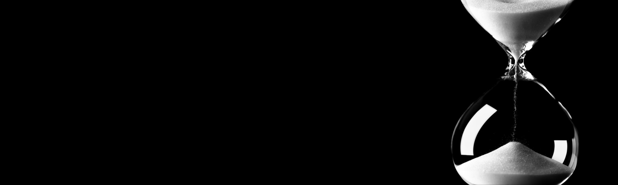 hourglass - attention span in marketing