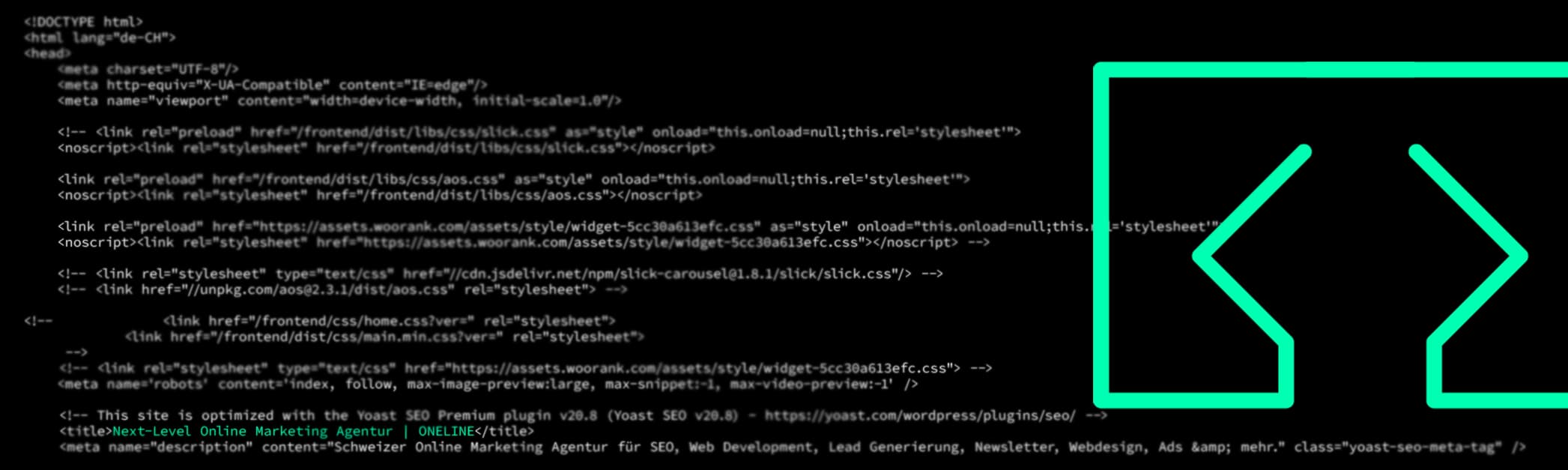 Programming website source code