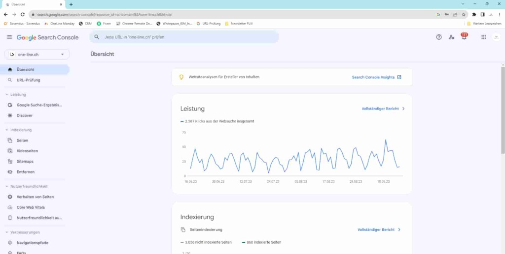 Google Search Console ONELINE