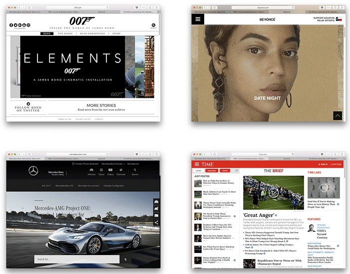 Stars, weltbekannte Unternehmen und Medien nutzen WordPress CMS
