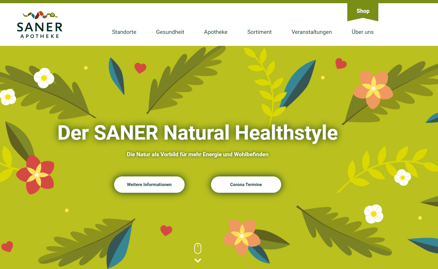 Saner Webpage
