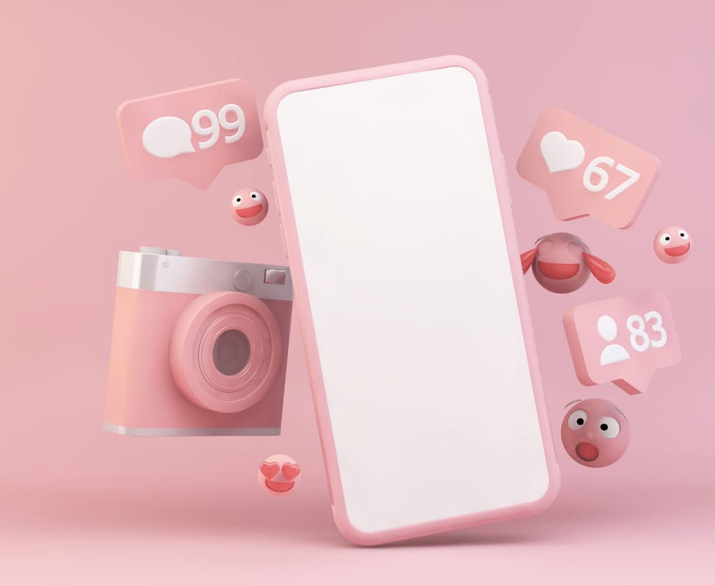 Social Media ONELINE Likes und Fotos Mobile