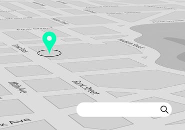 Karte mit Pin als Symbolbild von Local SEO