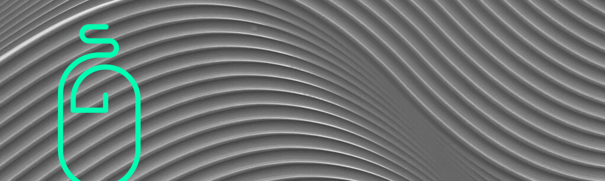 Strukkturbild mit Webdesign Icon in grün