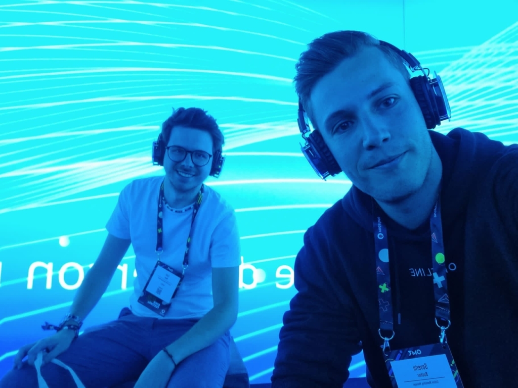 LUca und Severin an der OMR