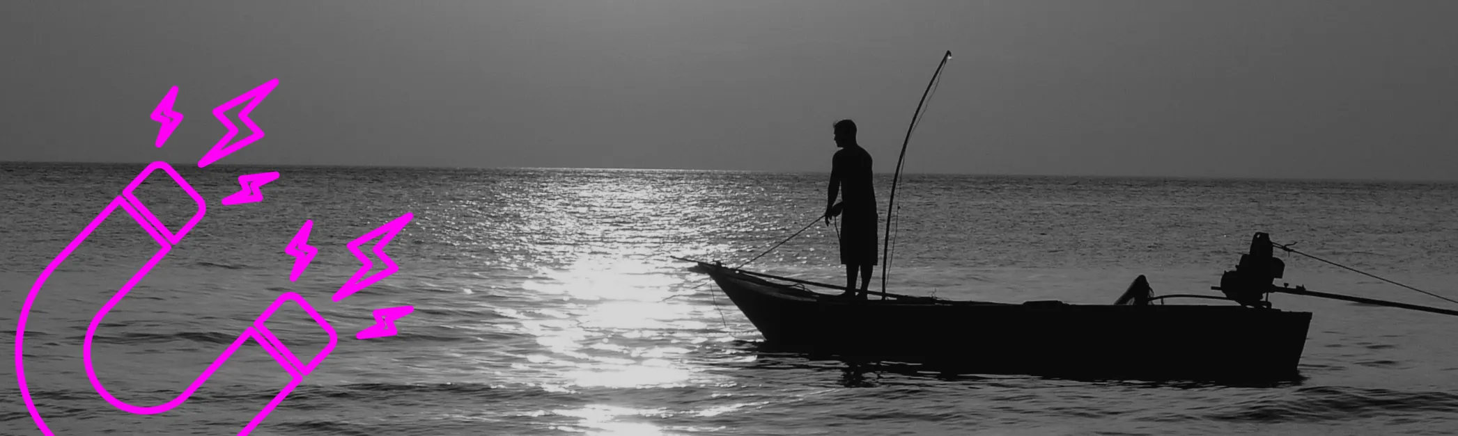 Fischer auf Boot - Lead Generierung Schweiz