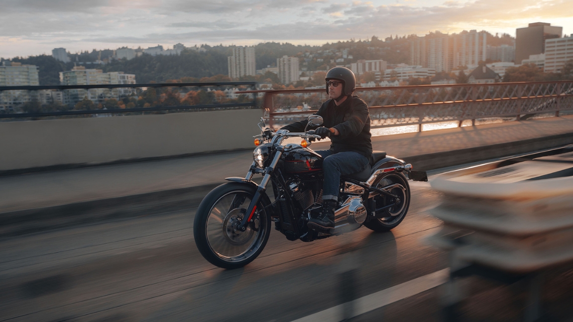 Harley-Davidson am fahren